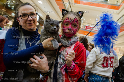 Gdansk. Wrzeszcz. Dzien Kota w CH Galeria Baltycka.
21.02.2016
fot....