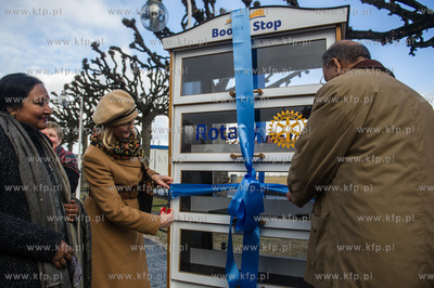 Sopot. Skwer Kuracyjny. Obchody swiatowego Dnia Rotary...