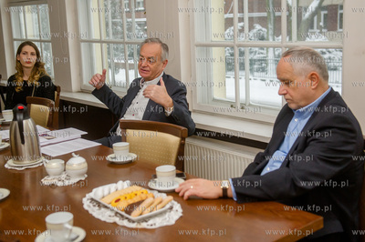 Gdańsk. Siedziba Pracodawców Pomorza. Spotkanie prasowe...