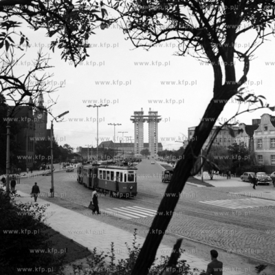 Ulica Podwale Grodzkie w Gdańsku. 
1967
0000236z
Fot....