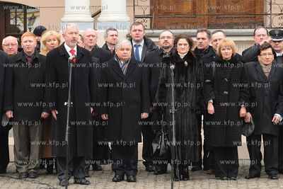 Wizyta prezydenta Lecha Kaczynskiego w Wejherowie....