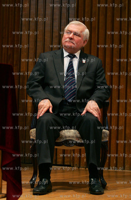 Wizyta Lecha Walesy w Szczecinie, gdzie podczas uroczystej...