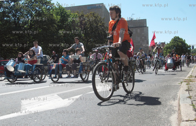 Najwieksza w Polsce uliczna demostracja rowerowa czyli...