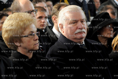 Bazylika Mariacka w Gdansku. Pogrzeb Macieja Plazynskiego...