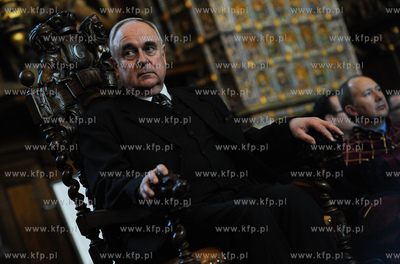 Gdansk. Dwor Artusa. Wreczenie Medali sw. Wojciecha...