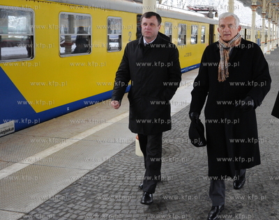 Przewodniczacy Parlamentu Europejskiego prof. Jerzy...