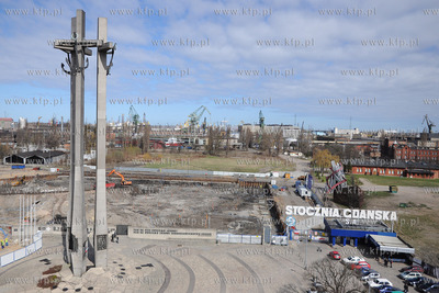 Plac budowy Europejskiego Centrum Solidarnowsci w Gdansku
09.04.2011
Fot....
