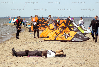 Rewa. II etap zawodow Ford Kite Cup o Puchar Polski...