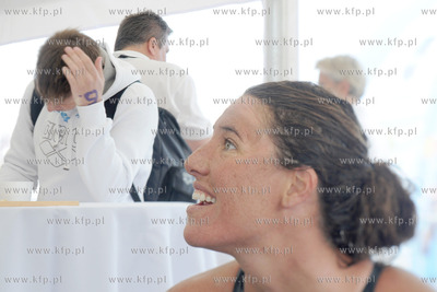 BCT Gdynia Maraton 2012. Nz. Christine Jennings ze...