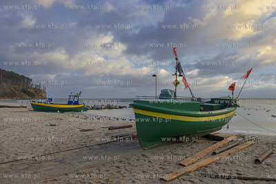 Gdynia. Kuter rybacki w  Orlowie. 06.01.2016 fot. Fot.Jan...