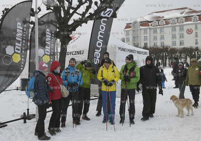 Sopot. Plac Kuracyjny i Molo. Akcja Ultra Krew - bieg...