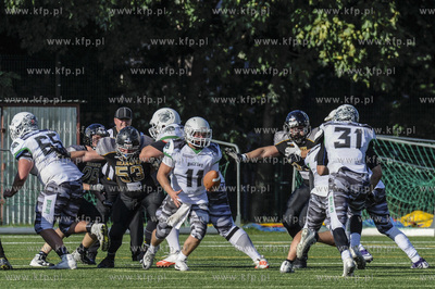 Sopot. Stadion Ogniwo Sopot. Mecz futbolu amerykanskiego...