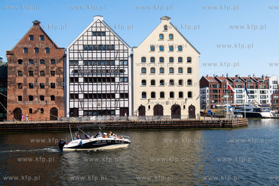 Wyspa Ołowianka widziana z Długiego Pobrzeża. 03.09.2024....