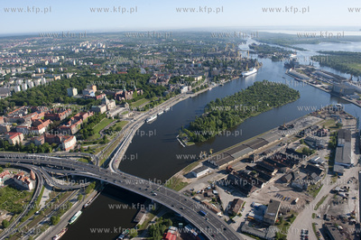 Szczecin z lotu ptaka. 13.05.2009r fot. Kacper Kowalski...