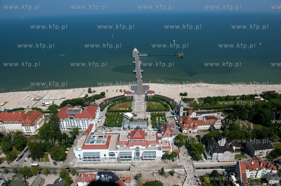 Sopot z lotu ptaka. 28.06.2009 fot. Kacper Kowalski...