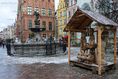 Tradycyjna szopka bozonarodzeniowa na Długim Targu...