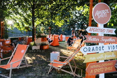 Opener Park Kolibki. Nz. Strefa Aperol.23.07.2021...