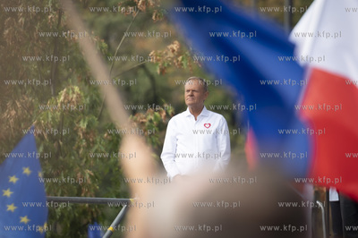 Warszawa. Marsz Miliona Serc. Nz. Donald Tusk.
01.10.2023...