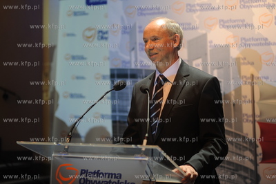 Gdansk. Konwencja wyborcza Platformy Obywatelskiej...