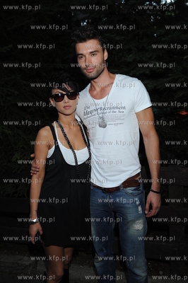 Sopot Hit Festival 2009. Paulla ze swoim partnerem...