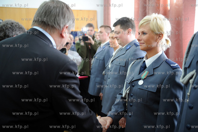 Gdansk, Komenda Wojewodzka Policji. Jerzy Miller, Minister...