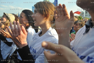 Zakonczenie kampanii wyborczej kandydata na urzad Prezydenta...