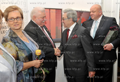 70 urodziny Lecha Walesy w oliwskim Palacu Opatow w...