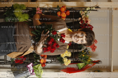 Magda Masny w swojej kwiaciarni Rosamelia w Sopocie.
03.11.2010
fot....