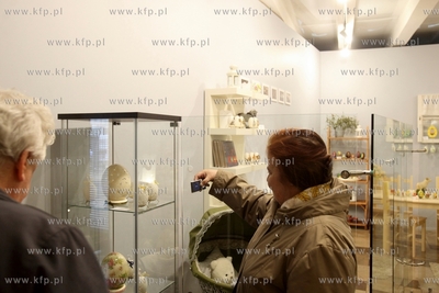 Dwor Artusa w Gdansku. Sala Makiety. Wystawa Jaja w...