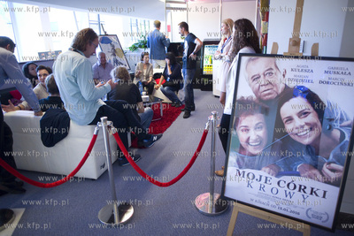 Gdynia. Festiwal Filmowy w Gdyni. Ekipa twórco filmu...