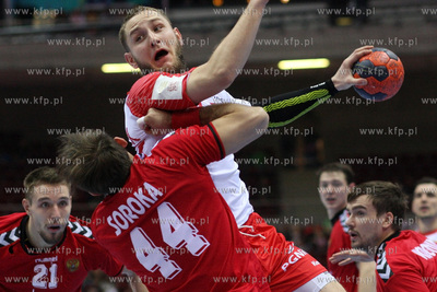 Ergo Arena. Turniej towarzyski w piłce ręcznej mężczyzn....