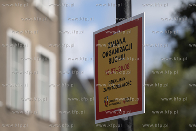 Zmiana organizacji ruchu i utrudnienia w centrum Gdańska...