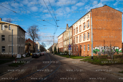 Nowy Port. Ul. Strajku Dokerów. 22.11.2025 fot. Paweł...