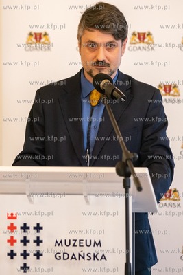Gdańsk, Ratusz Głównego Miasta. Spotkanie prasowe...
