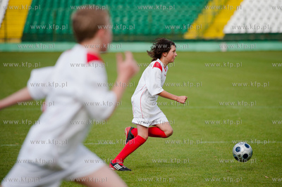 Gdansk. Stadion MOSiR przy ul. Traugutta. Akcja Polska...