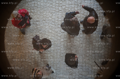 Gdansk. Konferencja prasowa i przeciecie wstegi przez...