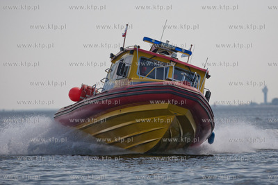 Sopot. Motorowka - Ambulans Wodnego Pogotowia Ratunkowego...