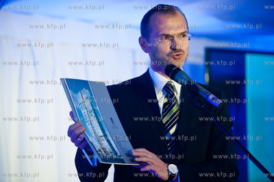 Gdansk. Wrzeszcz. Uroczystosc wmurowania kamienia wegielnego...