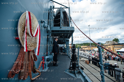 Gdynia. Oksywie. Port Marynarki Wojennej. Uroczystosc...