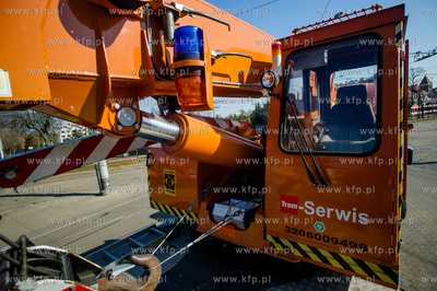 Gdansk. Wrzeszcz. Zajezdnia Tramwajowa Zakladu Komunikacji...