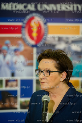 Gdanski Uniwersytet Medyczny. Konferencja prasowa Premier...
