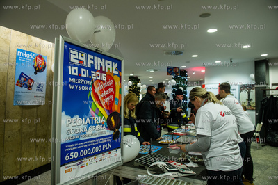 Gdansk. 24 Final Wielkiej Orkiestry Swiatecznej Pomocy.
Nz...