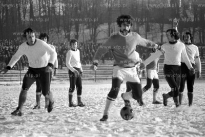Mecz towarzyski na stadionie w Gdansku Wrzeszczu pomiedzy...