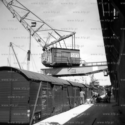 W porcie gdańskim.  (Lata 60).
1962
0000179z
Fot....