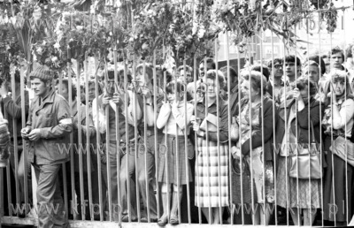 Strajk Sierpien'80 w Stoczni Gdanskiej.. 08.1980 Fot....