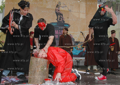 Jarmark Dominikanski w Gdansku. Jedna z imprez towarzyszacych...