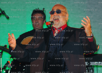 Demis Roussos przed Festiwalem w Sopocie  dal koncert...