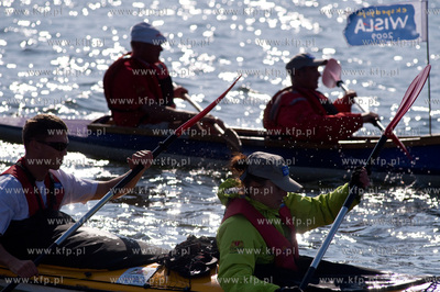 Gdansk. Ekspedycja Wisla podroznika Marka Kaminskiego...