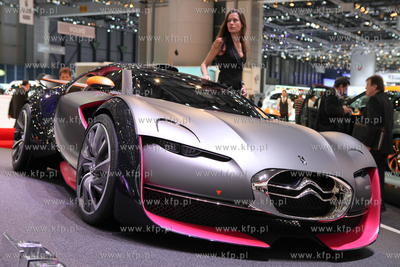Targi motoryzacyjne w Genewie. Nz. Citroen Survolt
03.03.2010...