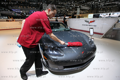 Targi motoryzacyjne w Genewie. Nz. Corvette ZR1
03.03.2010
fot....